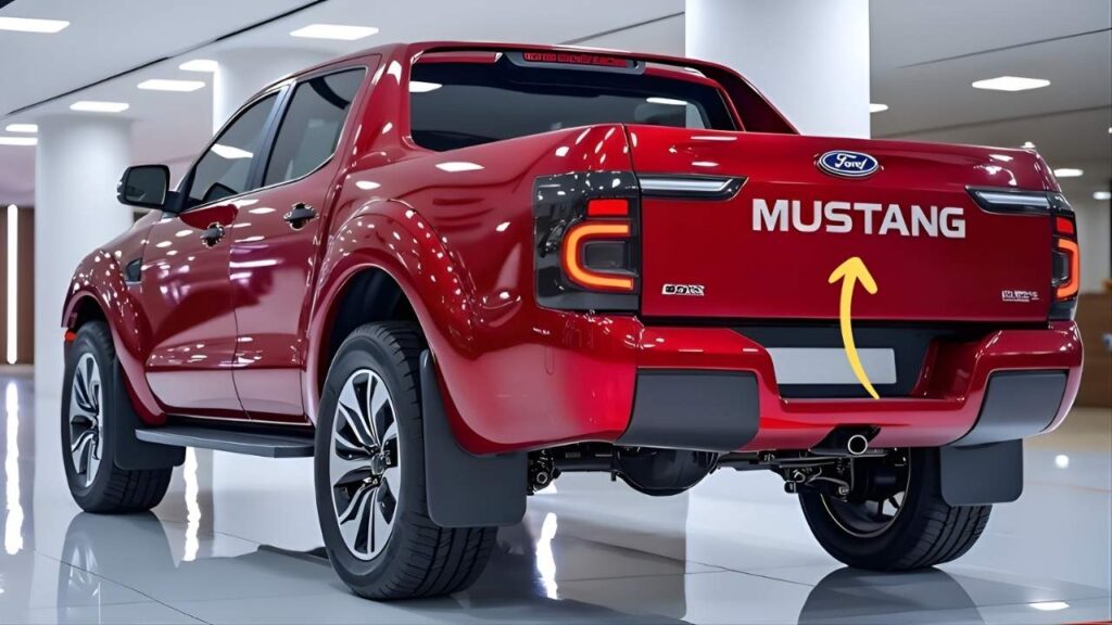 Ford Mustang Pickup: potente motor con sistema 4×4 y funciones de seguridad avanzadas