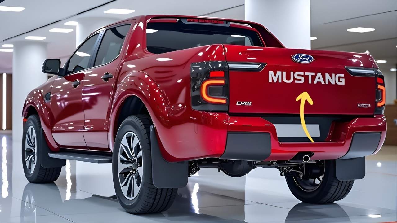 Ford Mustang Pickup: potente motor con sistema 4×4 y funciones de seguridad avanzadas